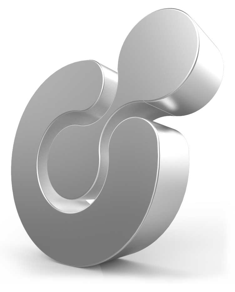 Símbolo tridimensional prata da CriarWeb.Net